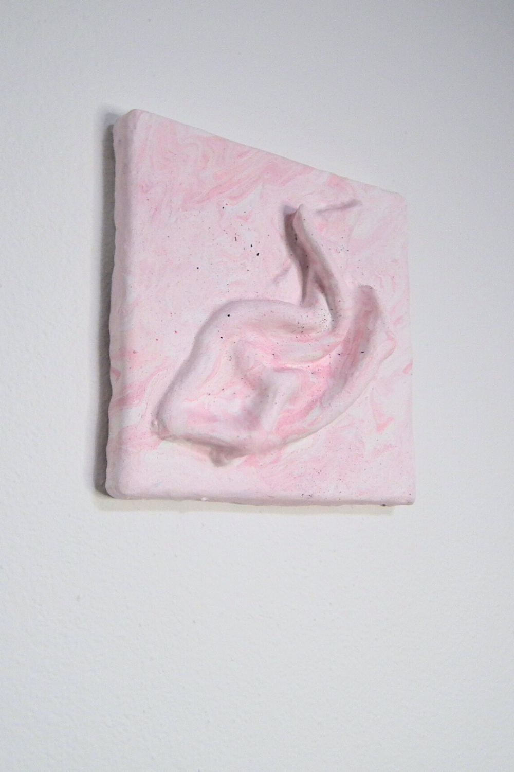Comfort Zone Mini #03 - Marble Pink Wall Sculpture