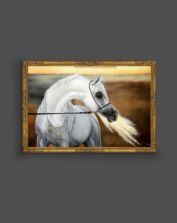White Horse at Sunrise” – A Masterpiece of Beauty and Culture