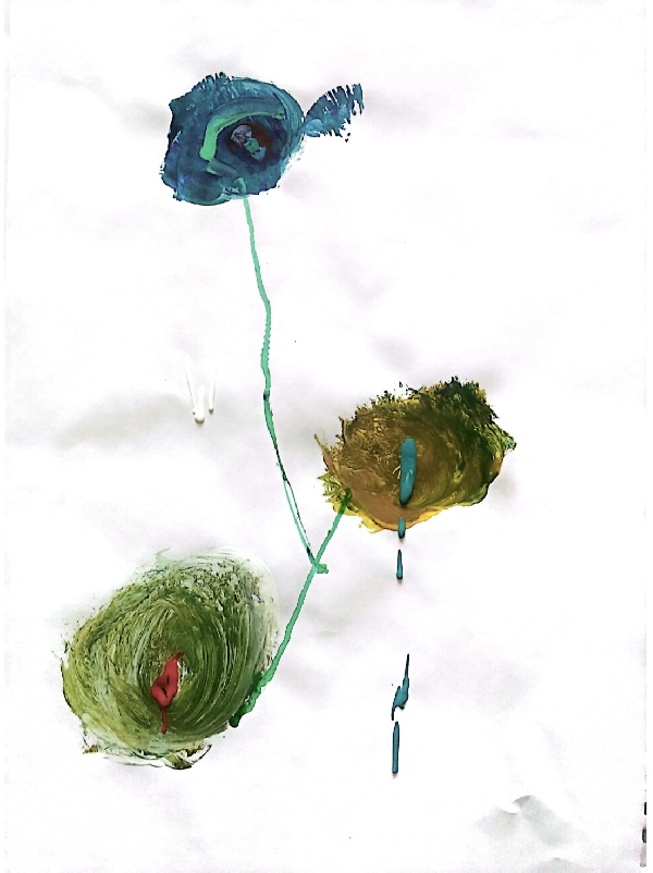 When Three Flowers Met Again