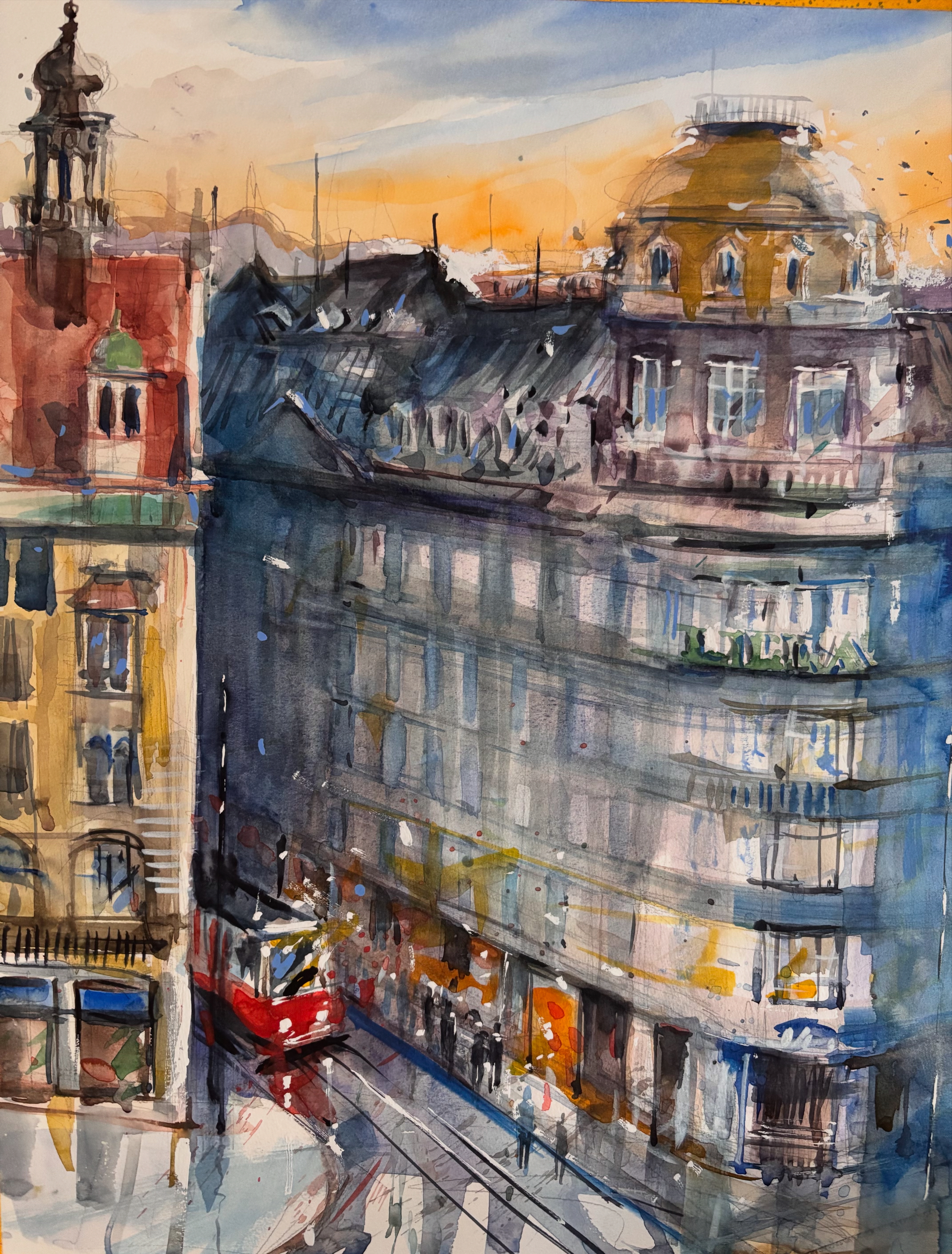 Prague from the roof top