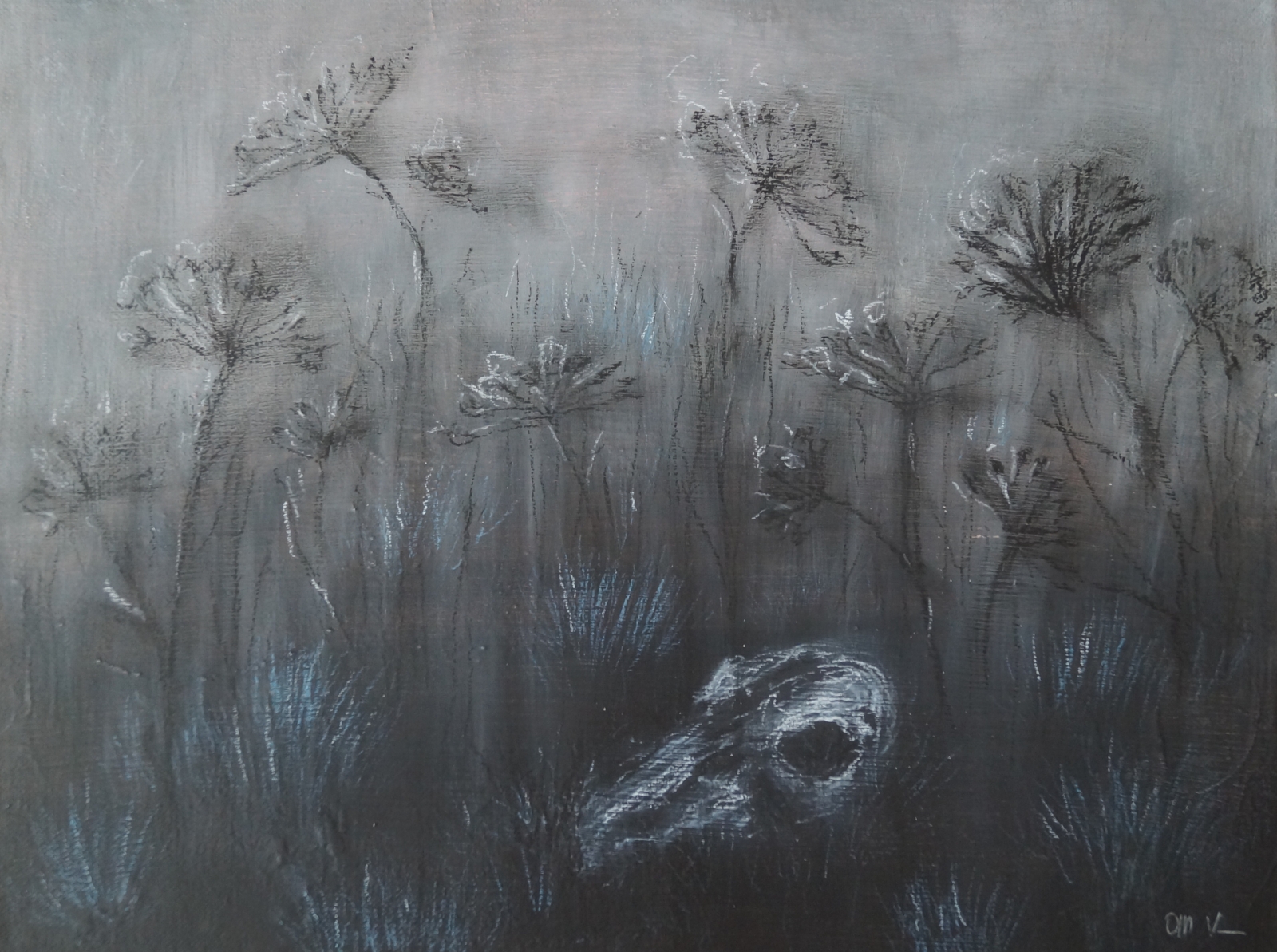 Field of Wildflowers, series The vanishing trace