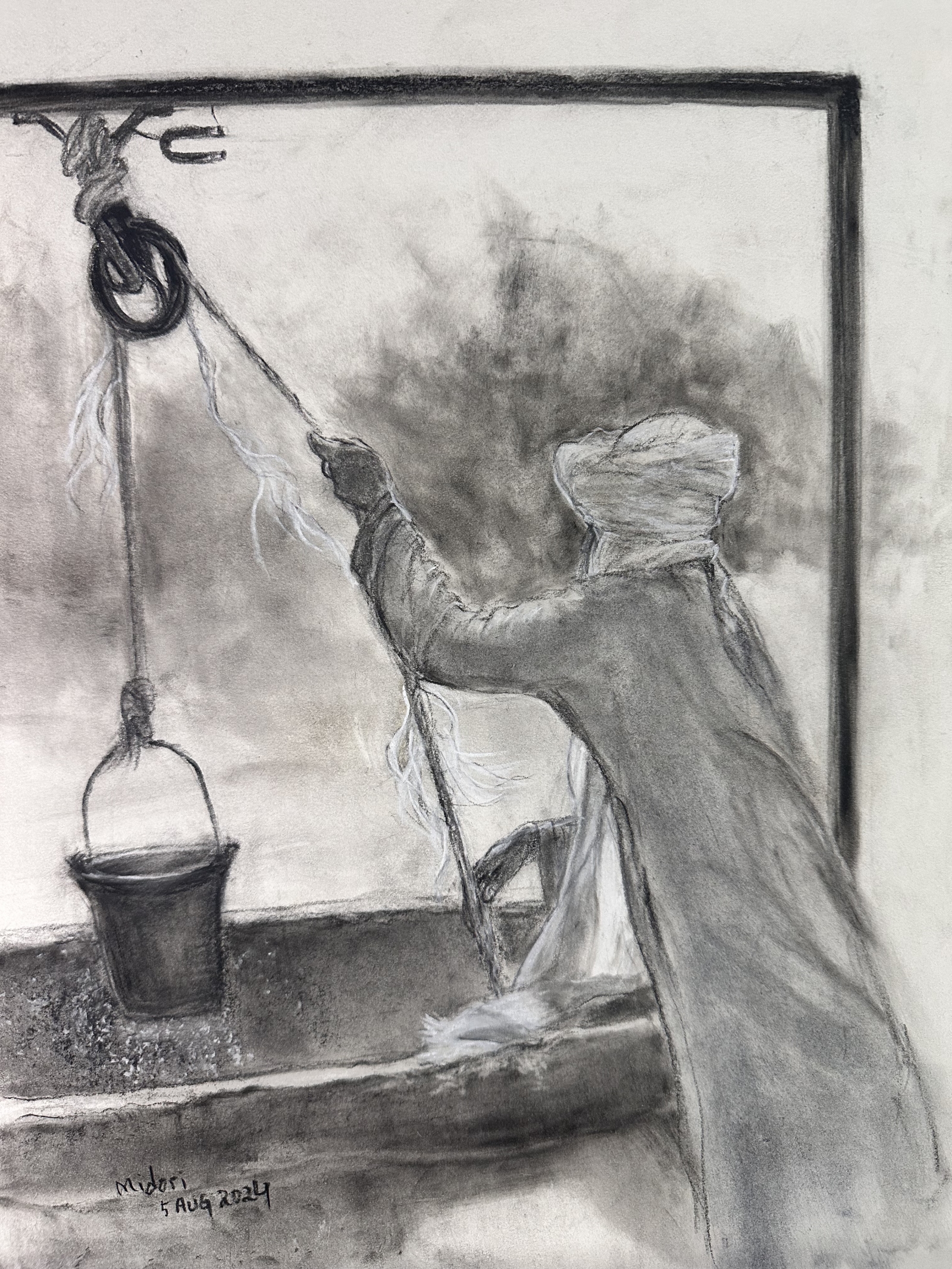 An old well in the desert